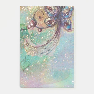 GARDEN OF LOST SHADOWS MAGIC BUTTERFLY PLANT Blue Post-it Notes