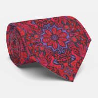 Garden of Magic Flowers Bohemian Arabesque Pattern