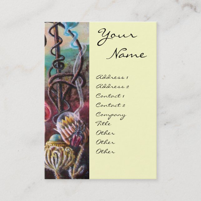 GARDEN OF MELISSA .detail Business Card (Front)