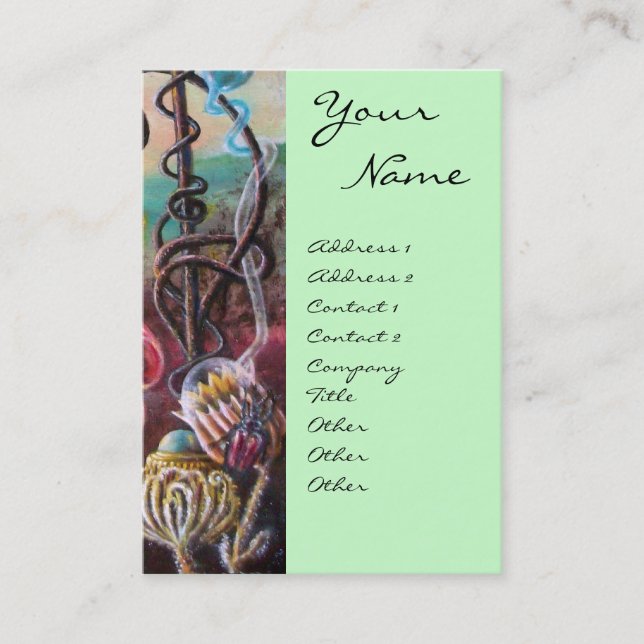 GARDEN OF MELISSA .detail Business Card (Front)