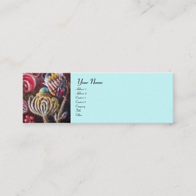 GARDEN OF MELISSA .detail Mini Business Card (Front)