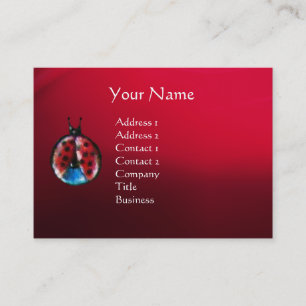 GARDEN OF MELISSA / LADYBUG AND BUTTERFLY BUSINESS CARD