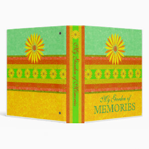 Garden of Memories Spring Flower Memory Book Binder