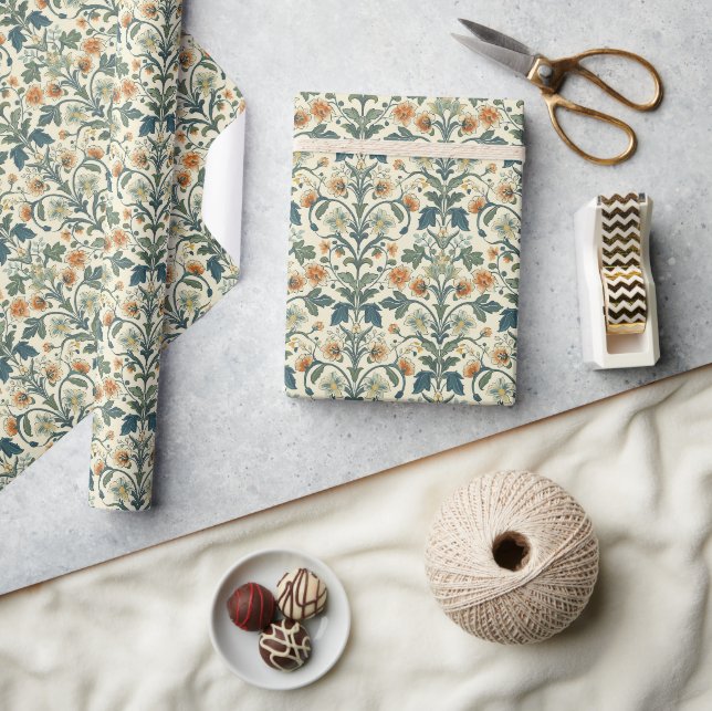Garden of Morris: Redefined Classic Florals Wrapping Paper (Crafts)