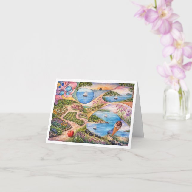 Garden of Paradise Card (Orchid)