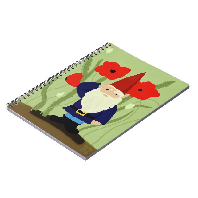 Garden of Remembrance Gnome Notebook (Left Side)