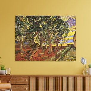 Garden of Saint-Paul Hospital by Vincent van Gogh Canvas Print
