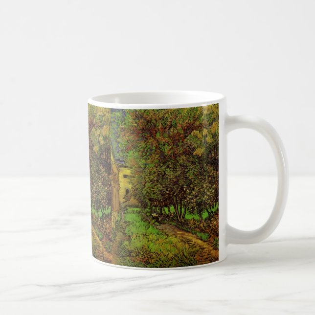 Garden of Saint-Paul Hospital by Vincent van Gogh Coffee Mug (Right)