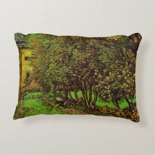 Garden of Saint-Paul Hospital by Vincent van Gogh Decorative Pillow