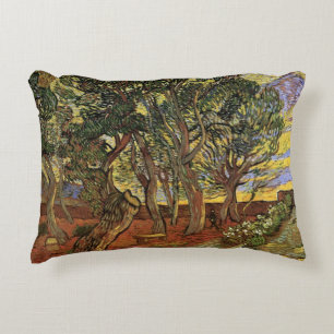 Garden of Saint-Paul Hospital by Vincent van Gogh Decorative Pillow