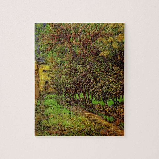Garden of Saint-Paul Hospital by Vincent van Gogh Jigsaw Puzzle (Vertical)