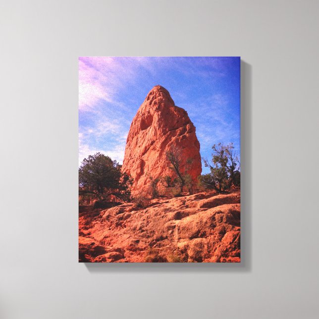 Garden of the Gods Colorado Boulder Canvas Print (Front)
