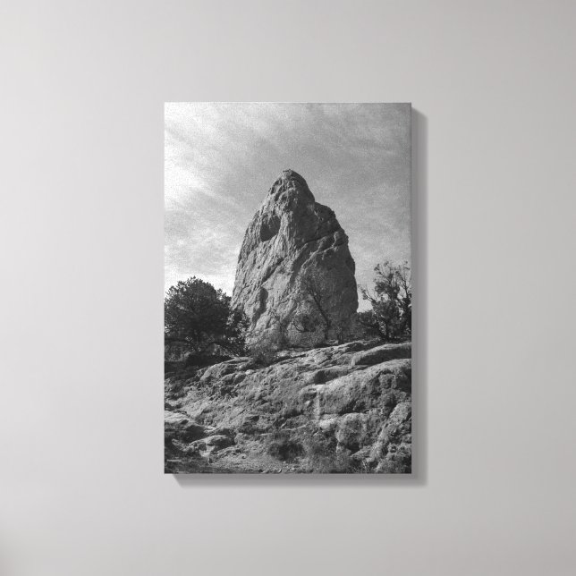Garden of the Gods Colorado Boulder Canvas Print (Front)