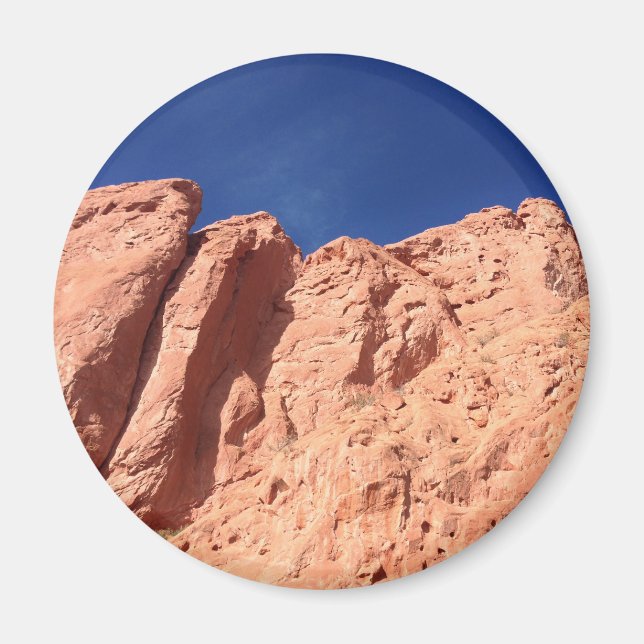 Garden of the Gods Colorado Cliffs Photo Magnet (Front)