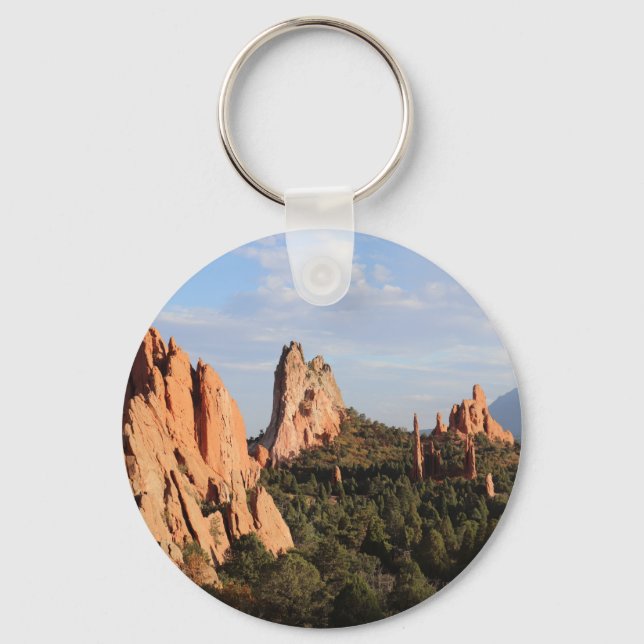 Garden of the Gods, Colorado Springs, Colorado Keychain (Front)