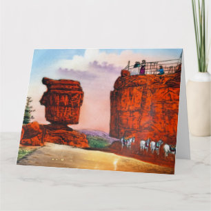Garden of the Gods in Colorado Thank You Card