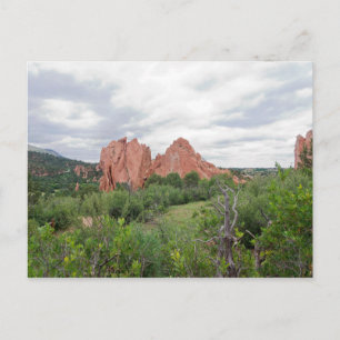 Garden of the Gods Monolith and Plains Postcard