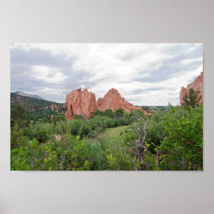 Garden of the Gods Monolith and Plains Poster