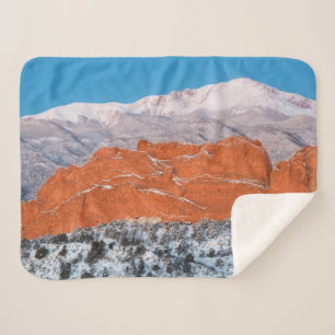 Garden of the Gods   Pikes P[eak, Colorado Sherpa Blanket