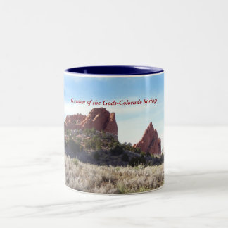 GARDEN OF THE GODS Two-Tone COFFEE MUG