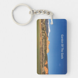 Garden of the Gods with Pikes Peak Keychain