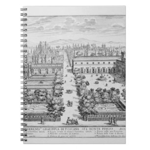 Garden of the Grand Duke of Tuscany on the Monte P Notebook