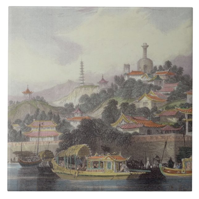 Garden of the Imperial Palace, Peking, from 'China Tile (Front)