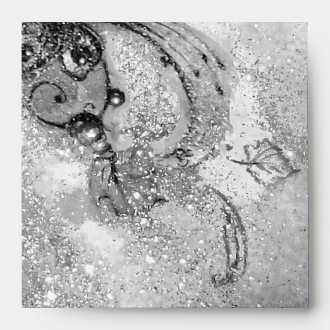 GARDEN OF THE LOST SHADOWS black and white yellow Envelopes (Front)