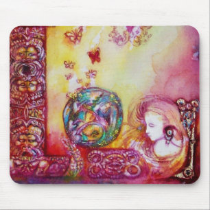 GARDEN OF THE LOST SHADOWS -FAERY AND BUTTERFLIES MOUSE PAD
