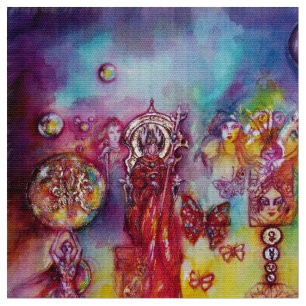 GARDEN OF THE LOST SHADOWS,FAIRIES AND BUTTERFLIES FABRIC