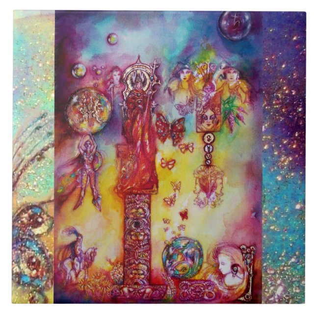 GARDEN OF THE LOST SHADOWS/FAIRIES AND BUTTERFLIES TILE (Front)