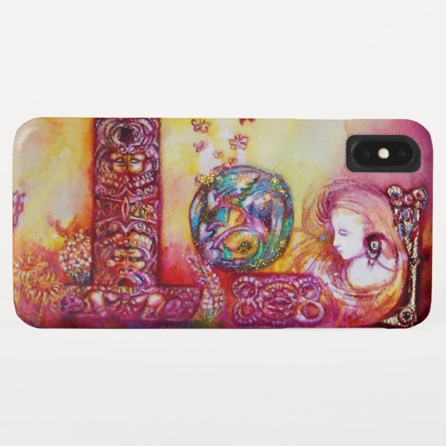 GARDEN OF THE LOST SHADOWS / FAIRY AND BUTTERFLIES Case-Mate iPhone CASE (Back (Horizontal))
