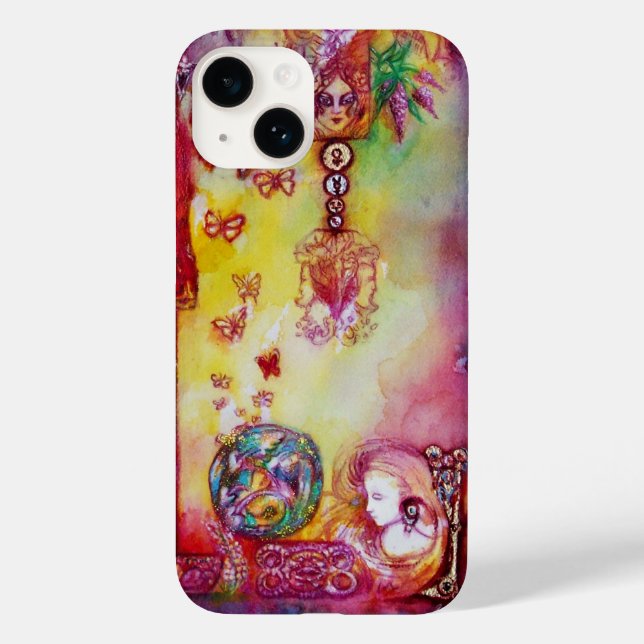 GARDEN OF THE LOST SHADOWS / FAIRY AND BUTTERFLIES Case-Mate iPhone CASE (Back)