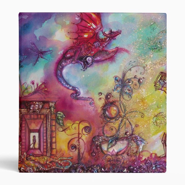 GARDEN OF THE LOST SHADOWS -FLYING RED DRAGON BINDER (Front)