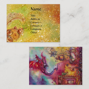 GARDEN OF THE LOST SHADOWS /FLYING RED DRAGON BUSINESS CARD