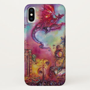 GARDEN OF THE LOST SHADOWS  / FLYING RED DRAGON iPhone X CASE