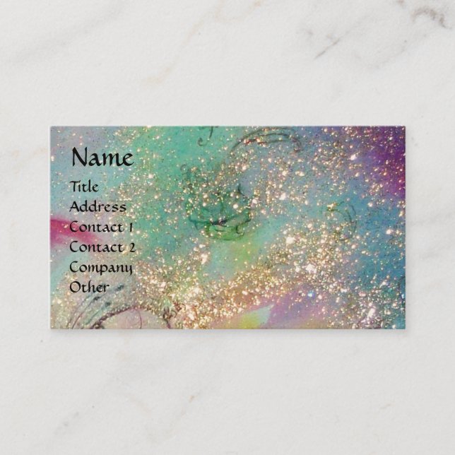 GARDEN OF THE LOST SHADOWS - MAGIC BUTTERFLY PLANT BUSINESS CARD (Front)
