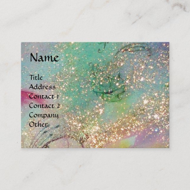 GARDEN OF THE LOST SHADOWS - MAGIC BUTTERFLY PLANT BUSINESS CARD (Front)