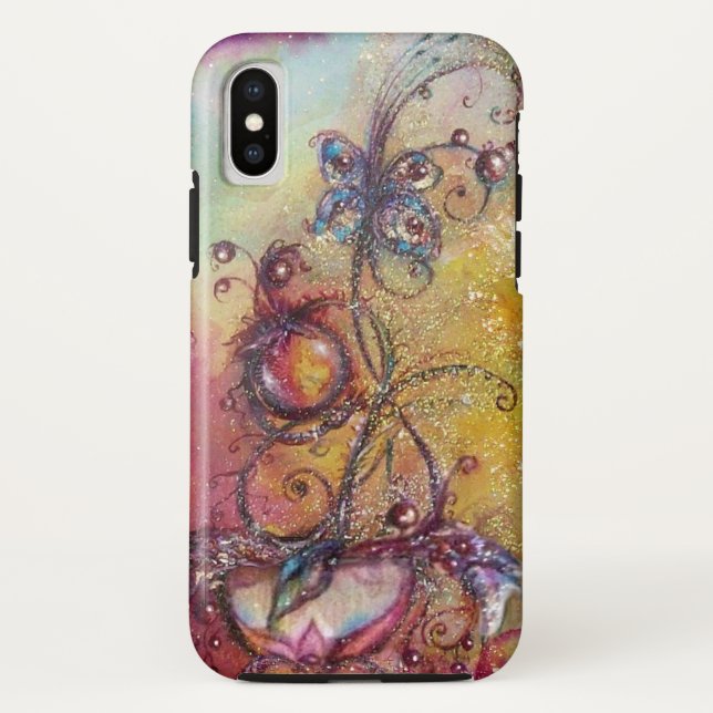 GARDEN OF THE LOST SHADOWS -MAGIC BUTTERFLY PLANT Case-Mate iPhone CASE (Back)