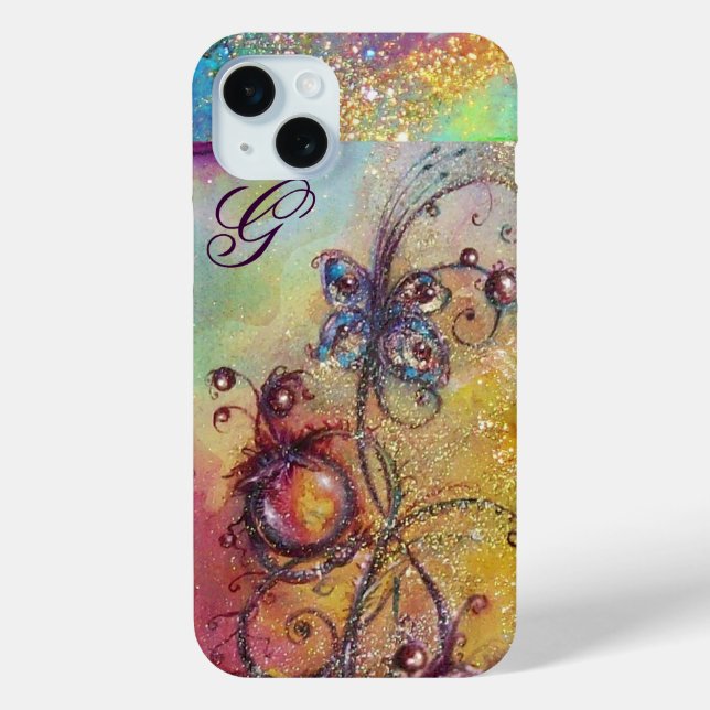 GARDEN OF THE LOST SHADOWS -MAGIC BUTTERFLY PLANT Case-Mate iPhone CASE (Back)