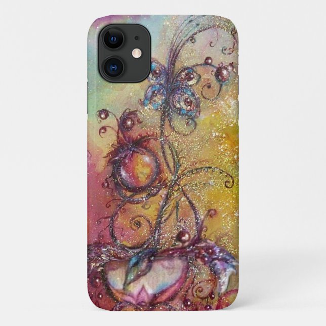 GARDEN OF THE LOST SHADOWS -MAGIC BUTTERFLY PLANT Case-Mate iPhone CASE (Back)