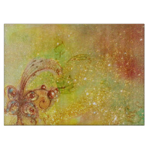 GARDEN OF THE LOST SHADOWS -MAGIC BUTTERFLY PLANT CUTTING BOARD