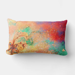 GARDEN OF THE LOST SHADOWS -MAGIC BUTTERFLY PLANT LUMBAR PILLOW