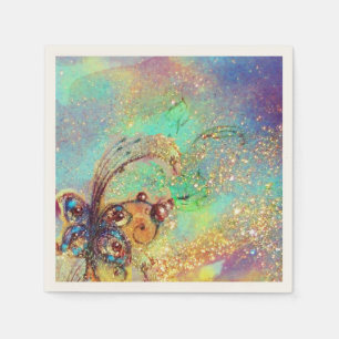 GARDEN OF THE LOST SHADOWS MAGIC BUTTERFLY PLANT NAPKIN
