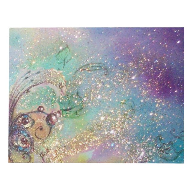 GARDEN OF THE LOST SHADOWS  MAGIC BUTTERFLY PLANT NOTEPAD (Front)