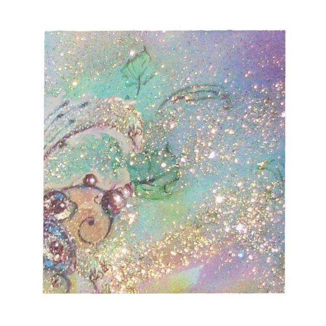 GARDEN OF THE LOST SHADOWS  MAGIC BUTTERFLY PLANT NOTEPAD (Front)