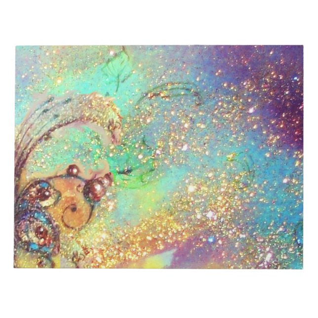 GARDEN OF THE LOST SHADOWS  MAGIC BUTTERFLY PLANT NOTEPAD (Front)