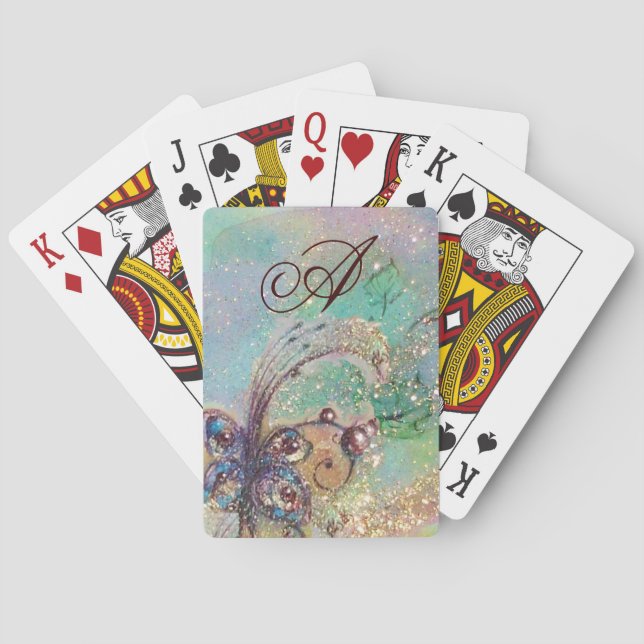 GARDEN OF THE LOST SHADOWS -MAGIC BUTTERFLY PLANT PLAYING CARDS (Back)