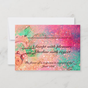 GARDEN OF THE LOST SHADOWS / MAGIC BUTTERFLY RSVP CARD