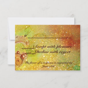 GARDEN OF THE LOST SHADOWS / MAGIC BUTTERFLY RSVP CARD